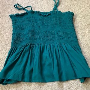 Green/blue tank top